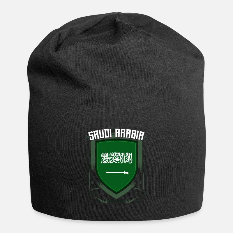 Arabie Saoudite - Bonnet en jersey - noir