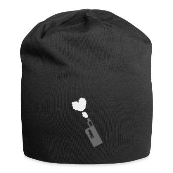 Vaping with love - Jersey Beanie - black - Front