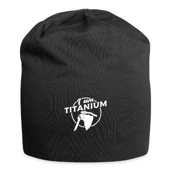 Shoulder Replacement Post New Surgery Gift - Jersey Beanie - black - Front