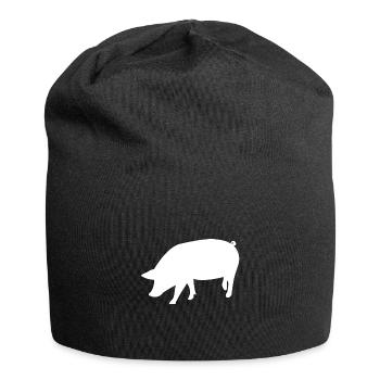 Porc - Bonnet en jersey - noir - Devant