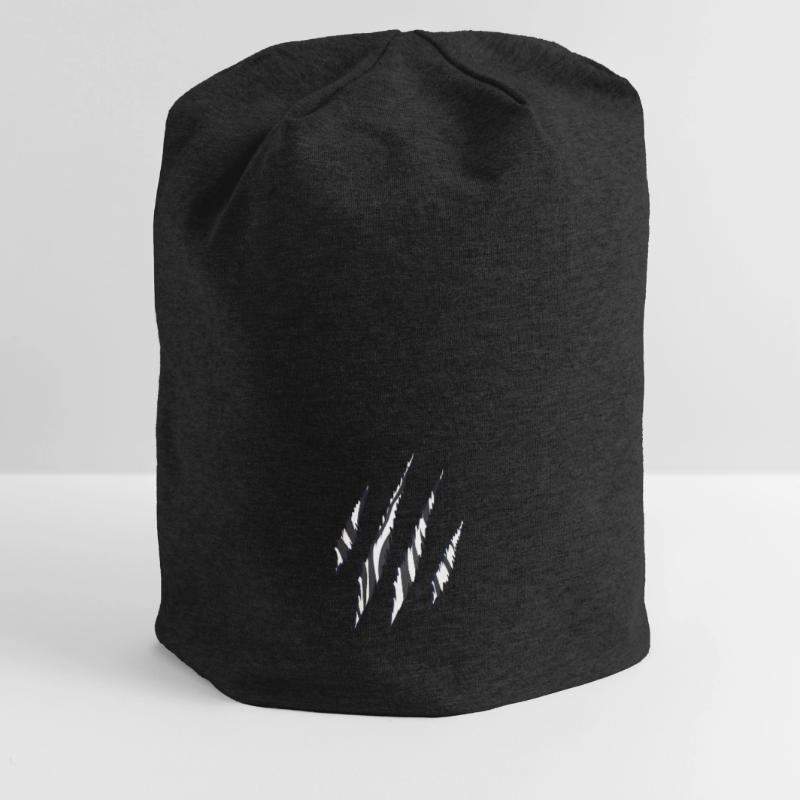 Zebra Zebra Pattern Claw Pattern Jersey Beanie