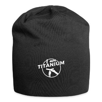 Knee Replacement Post New Knee Surgery Gift - Jersey Beanie - black - Front