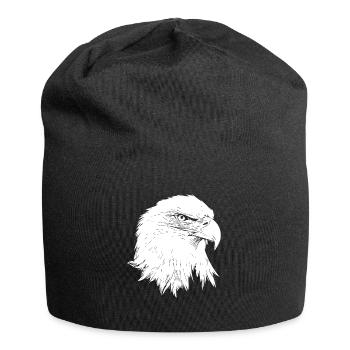Eagle / Bald Eagle - Jersey Beanie - black - Front