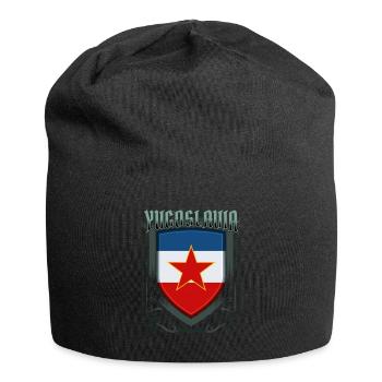 Jugoslawien - Jersey-Beanie - Schwarz - Vorne