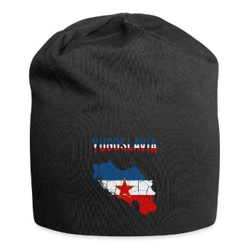 Jugoslawien - Jersey-Beanie - Schwarz - Vorne
