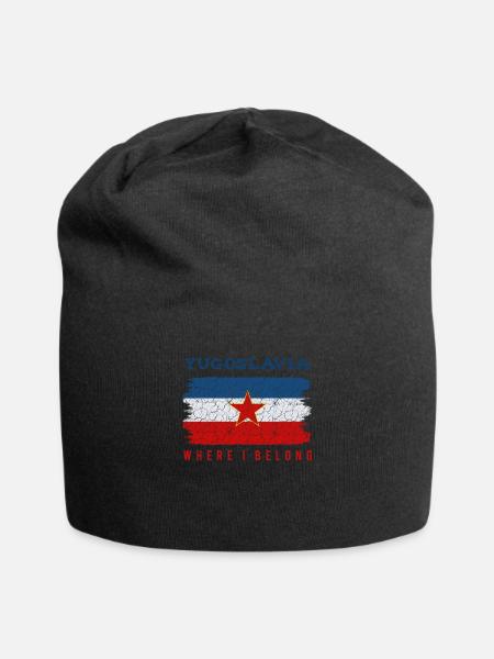 Yugoslavia - Jersey Beanie - black
