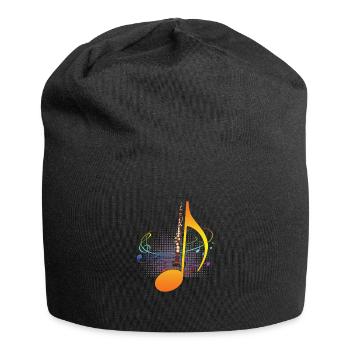 Holzblasinstrumente Musiker Musik - Jersey-Beanie - Schwarz - Vorne