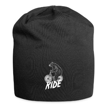 Bicycle Cyclist Bicycling Exercise Bikers Cycling - Jersey Beanie - black - Front