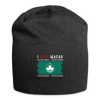 Macau - Jersey Beanie - black - Front