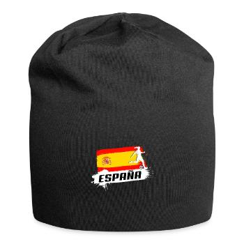 Spanien - Jersey-Beanie - Schwarz - Vorne
