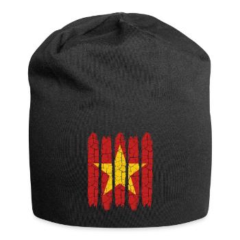 Sozialistische Republik Vietnam Cool Geschenkidee - Jersey-Beanie - Schwarz - Vorne