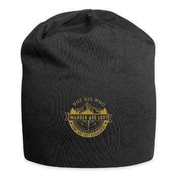 Geocaching - Jersey-Beanie - Schwarz - Vorne