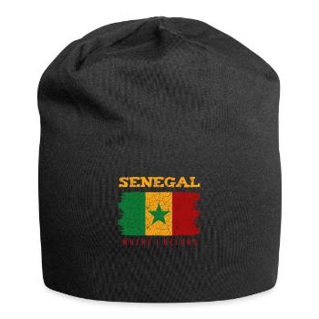 Senegal - Jersey-Beanie - Schwarz - Vorne