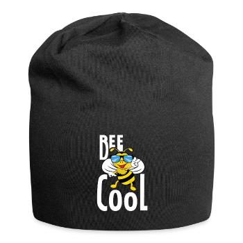 Bee cool Biene - Jersey-Beanie - Schwarz - Vorne