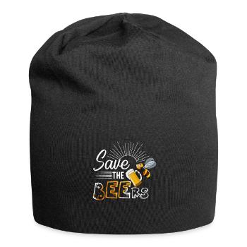 Beer Bee Say Cool Gift - Jersey Beanie - black - Front