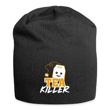 Tea drinker tea - Jersey Beanie - black - Front