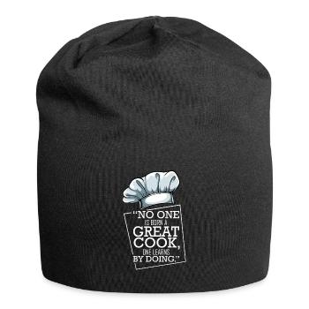 Chefkoch - Jersey-Beanie - Schwarz - Vorne