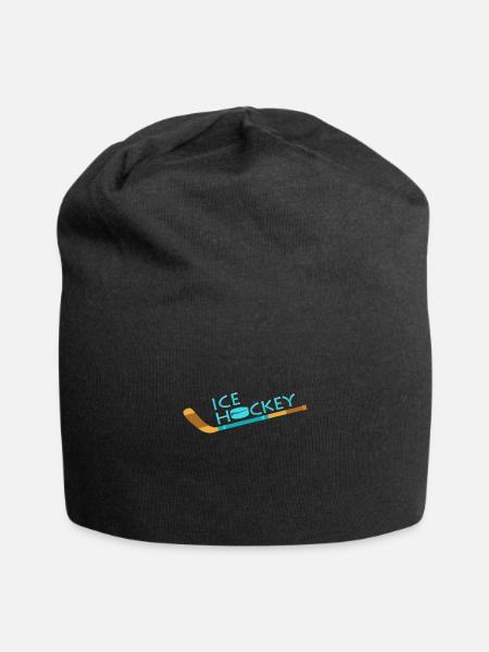 Eishockey - Jersey-Beanie - Schwarz