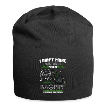 Dudelsack - Jersey-Beanie - Schwarz - Vorne