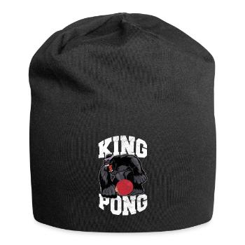 King Pong Tischtennis lustiges T-Shirt - Bonnet en jersey - noir - Devant