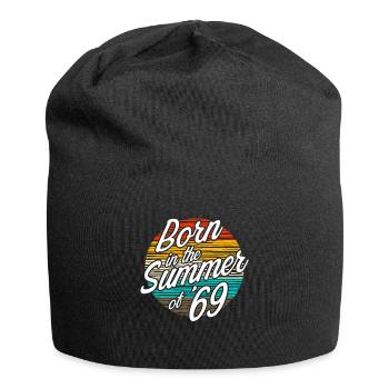 BORN IN THE SUMMER OF 69 - Jersey-Beanie - Schwarz - Vorne