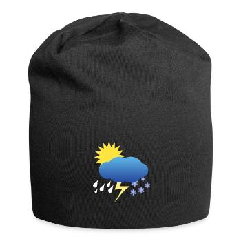 Weather calamity - Jersey Beanie - black - Front