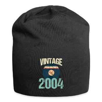Vinyle Retro Vintage 2004 16 ème Anniversaire - Bonnet en jersey - noir - Devant
