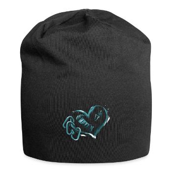 Felskletterer Felsklettern Hobby Geschenk - Jersey-Beanie - Schwarz - Vorne