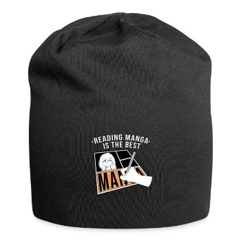 Manga - Jersey Beanie - black - Front