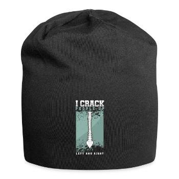 Ostéopathie Neurochirurgien Cadeau Médical I Crack - Bonnet en jersey - noir - Devant