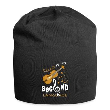 violoncelle - Bonnet en jersey - noir - Devant