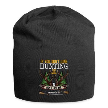 Jagd - Jersey-Beanie - Schwarz - Vorne