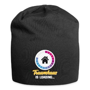Bauherr Traumhaus - Jersey-Beanie - Schwarz - Vorne