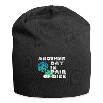 Couper les dés - Bonnet en jersey - noir - Devant