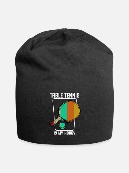 table tennis - Jersey Beanie - black