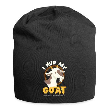 chèvre - Bonnet en jersey - noir - Devant