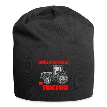 Tractors Tractor Saying - Jersey Beanie - black - Front