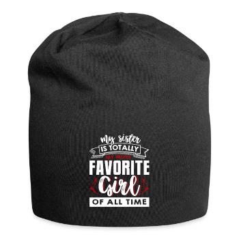 Bruder Und Schwester - Jersey-Beanie - Schwarz - Vorne