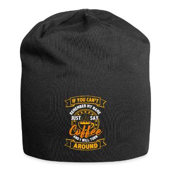 Coffee - Jersey Beanie - black - Front