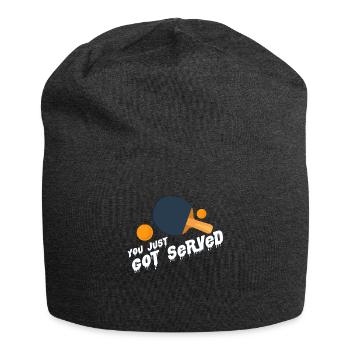 tennis de table - Bonnet en jersey - charbon - Devant