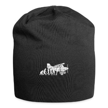Avion pilote - Bonnet en jersey - noir - Devant