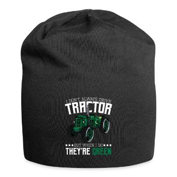 Traktor - Jersey-Beanie - Schwarz - Vorne