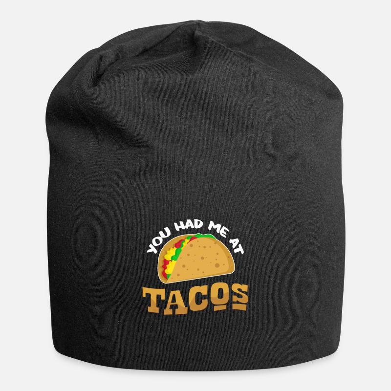 Taco - Jersey-Beanie - Schwarz