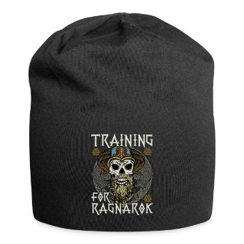 Training für Ragnarok Shirt Geschenk für Wikinger - Jersey-Beanie - Schwarz - Vorne