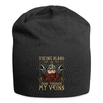T-shirt de sang viking pour le fier Nordmann - Bonnet en jersey - noir - Devant