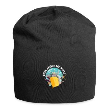 Voyageurs Voyageurs Aventure Vacances Voyager - Bonnet en jersey - noir - Devant