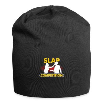 Slap Wettbewerb Slap Off Contest Russian Sports - Jersey-Beanie - Schwarz - Vorne