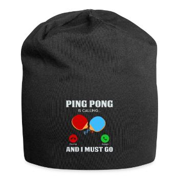 Ping-pong - Bonnet en jersey - noir - Devant