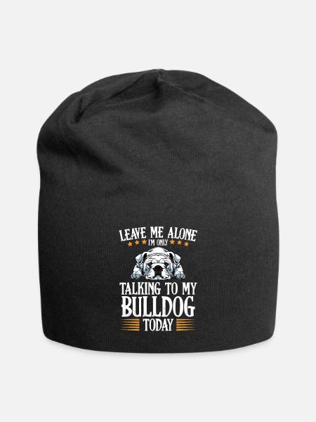 Bouledogue - Bonnet en jersey - noir