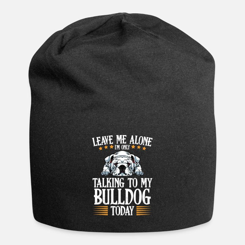 Bouledogue - Bonnet en jersey - noir